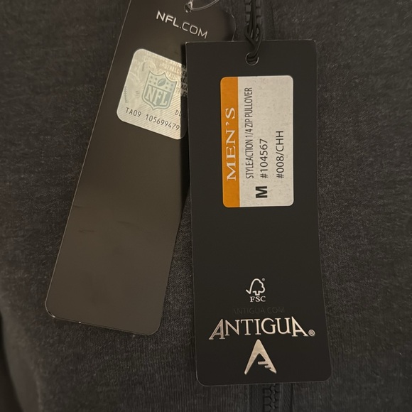 NWT New York Jets Quarter Zip - Size M - Picture 4 of 7